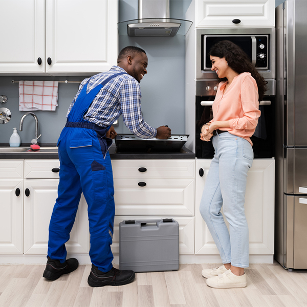 what kind of warranty do you offer on your cooktop repair services in Purple Sage